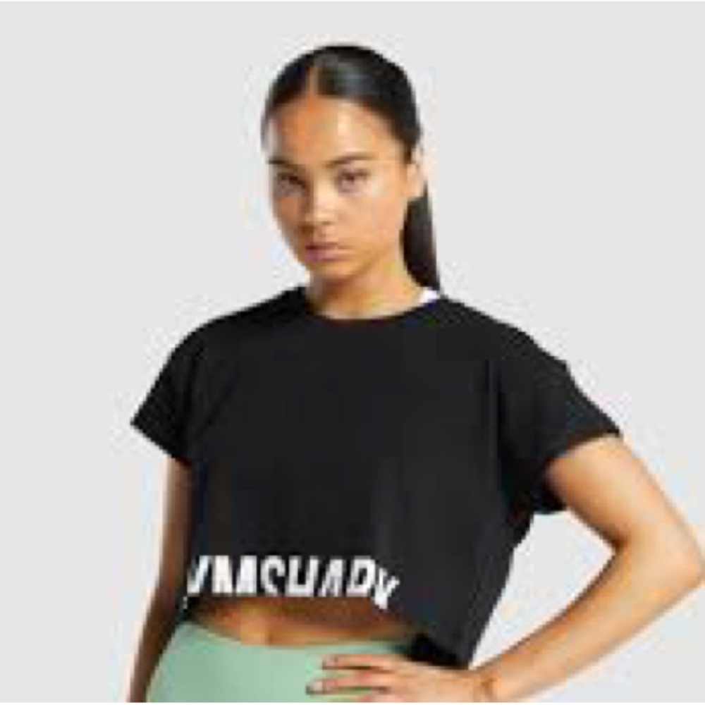 Gymshark fraction crop top